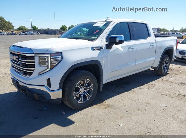 1GTPHDEDXSZ304008 2025 GMC SIERRA White Передня ліва чверть