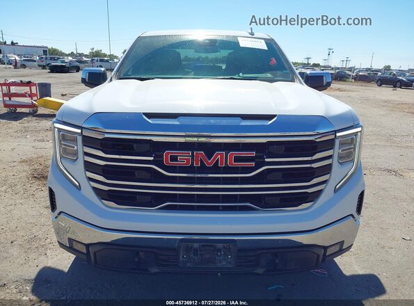 1GTPHDEDXSZ304008 2025 GMC SIERRA White Вид щитка приладів