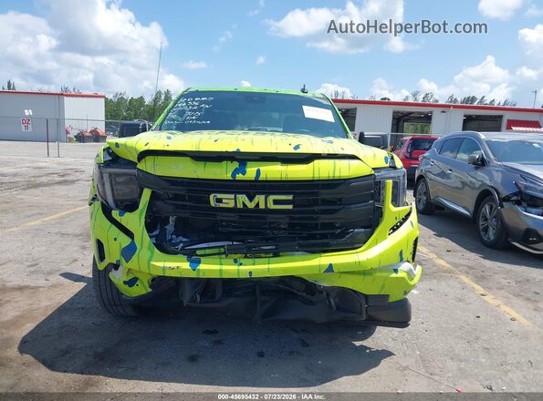 1GTPUAEK7SZ173175 2025 GMC SIERRA Green Widok deski rozdzielczej