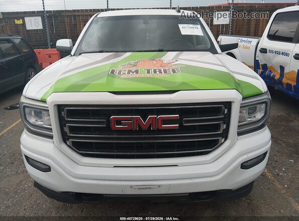 1GTR1LECXJZ369275 2018 GMC SIERRA White Widok zestawu wskaźników