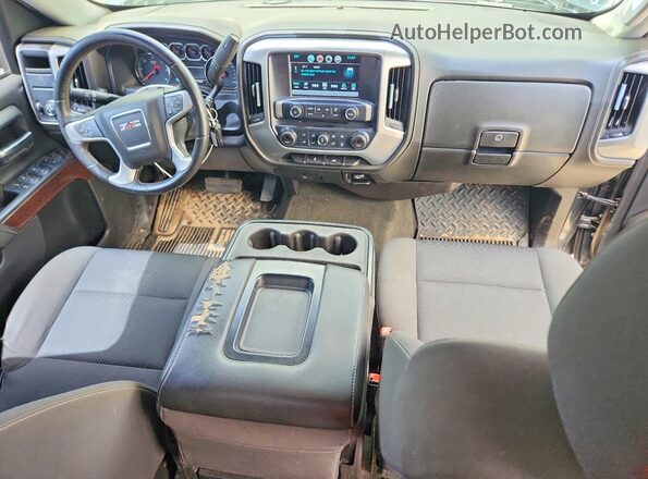 1GTR1MEC8HZ344052 2017 GMC SIERRA Gray Widok deski rozdzielczej