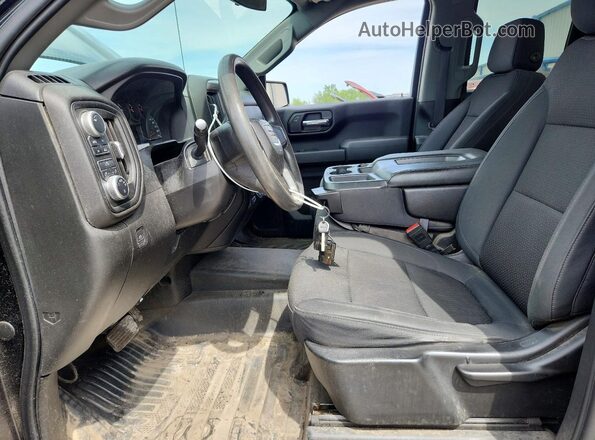 1GTR9AEF7KZ300049 2019 GMC SIERRA Black Вид салону спереду