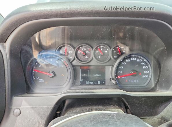 1GTR9AEF7KZ300049 2019 GMC SIERRA Black Вид щитка приладів