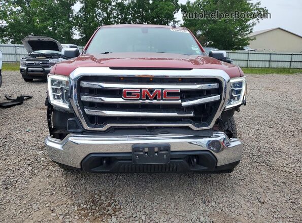 1GTR9BED2MZ146700 2021 GMC SIERRA Красный Вид спереди