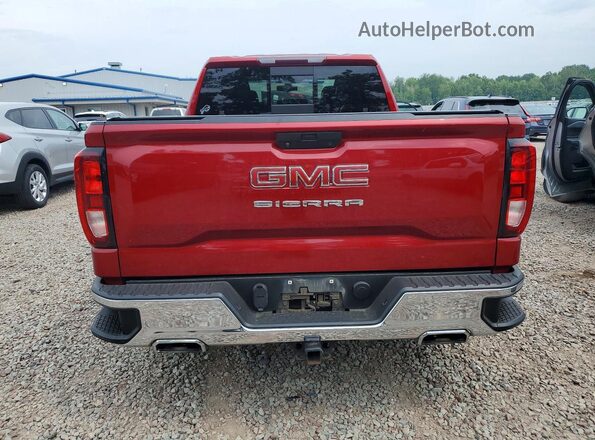 1GTR9BED2MZ146700 2021 GMC SIERRA Красный Вид сзади