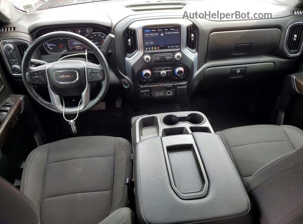 1GTR9BED2MZ146700 2021 GMC SIERRA Красный Вид панели приборов