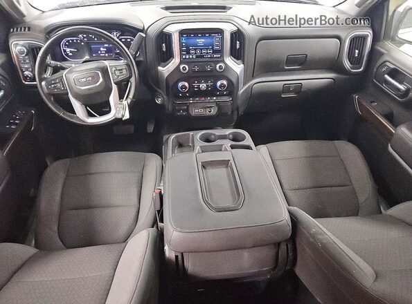 1GTR9BEDXMZ436134 2021 GMC SIERRA Silver Առջևի վահանակի տեսք