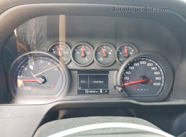 1GTU9AEF2KZ299922 2019 GMC SIERRA Black Instrument cluster view