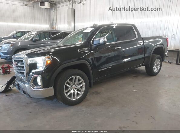 1GTU9DED2MZ201006 2021 GMC SIERRA Black Առջևի ձախ երեք քառորդ տեսարան