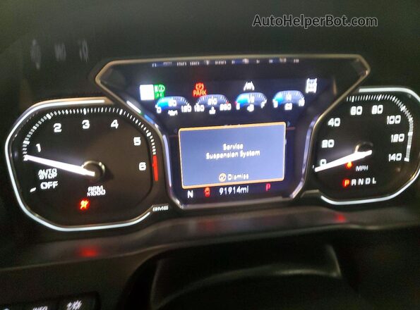 1GTU9FED3KZ320482 2019 GMC SIERRA Blue Вид щитка приладів