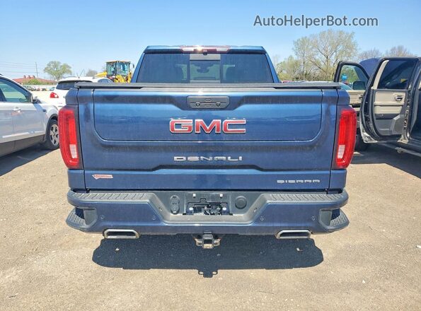 1GTU9FED3KZ320482 2019 GMC SIERRA Blue Вид ззаду