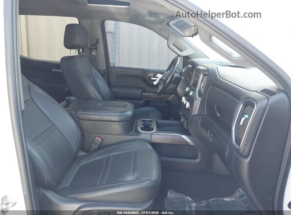 1GTU9FEL2LZ166971 2020 GMC SIERRA White Widok wnętrza z przodu