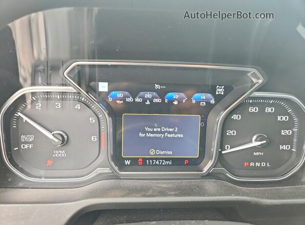 1GTU9FEL3KZ101321 2019 GMC SIERRA Black Vista del cuadro de instrumentos