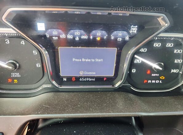 1GTU9FEL4LZ127489 2020 GMC SIERRA Blue Սարքավորումների վահանակի տեսք