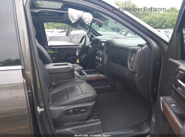 1GTU9FEL6KZ396351 2019 GMC SIERRA Gray Front interior view