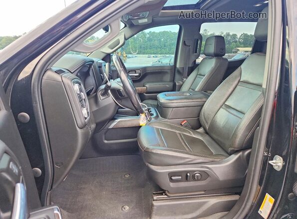 1GTU9FET8MZ304353 2021 GMC SIERRA Black წინა სალონის ხედი