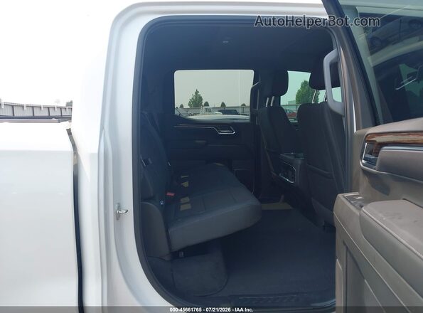 1GTUUCE80SZ141185 2025 GMC SIERRA White VIN კოდის სტიკერის ხედი