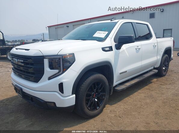 1GTUUCE80SZ141185 2025 GMC SIERRA White წინა მარცხენა ხედი სამი მეოთხედიდან