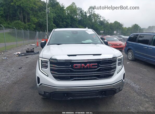 1GTUUDED0TZ299482 2026 GMC SIERRA White Vista del cuadro de instrumentos