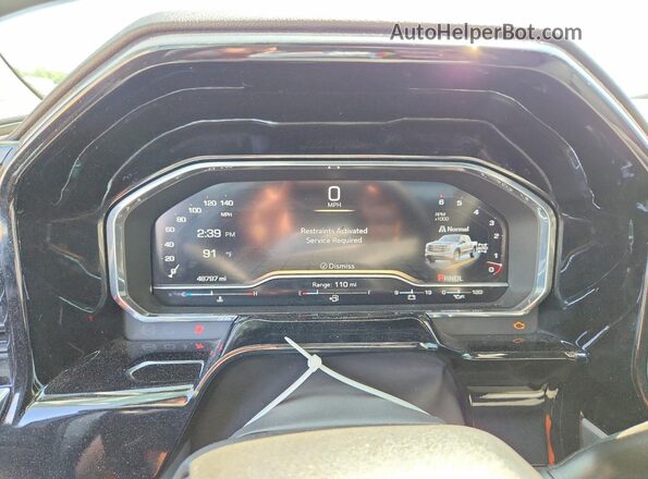 1GTUUDED6SZ292731 2025 GMC SIERRA Черный Вид щитка приборов