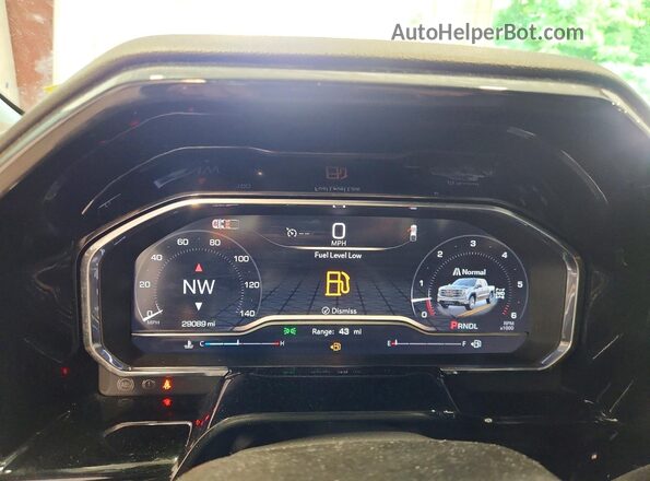 1GTUUDED9SZ237190 2025 GMC SIERRA White Instrument cluster view