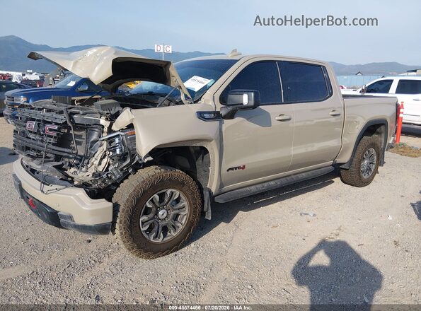 1GTUUEE82PZ141384 2023 GMC SIERRA Gold წინა მარცხენა ხედი სამი მეოთხედიდან