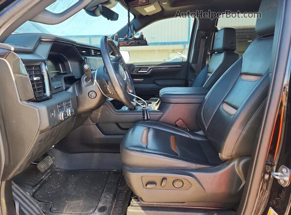 1GTUUEE85PZ119234 2023 GMC SIERRA Black Вид салону спереду