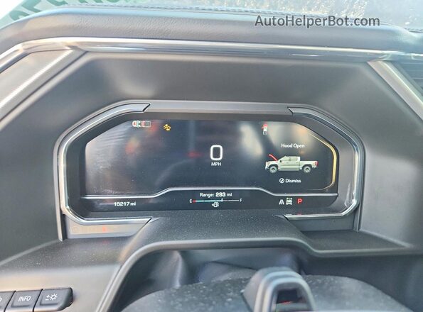 1GTUUGE82SZ320898 2025 GMC SIERRA Black Vista del cuadro de instrumentos