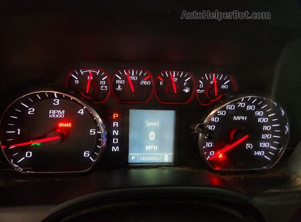 1GTV2LEC0GZ152984 2016 GMC SIERRA White Vista del cuadro de instrumentos