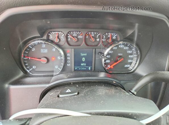 1GTV2LEC0GZ405771 2016 GMC SIERRA Black Vista del cuadro de instrumentos