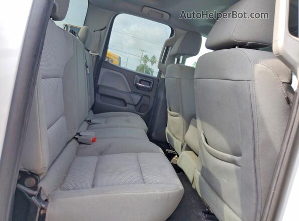 1GTV2LEC1GZ382906 2016 GMC SIERRA White Rear seats view
