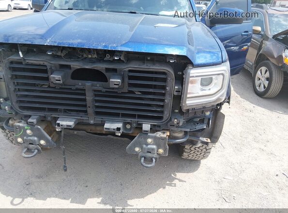 1GTV2LEC3JZ124118 2018 GMC SIERRA Dark Blue Widok z przodu