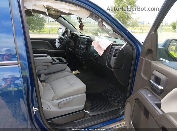 1GTV2LEC3JZ202087 2018 GMC SIERRA Blue Widok wnętrza z przodu