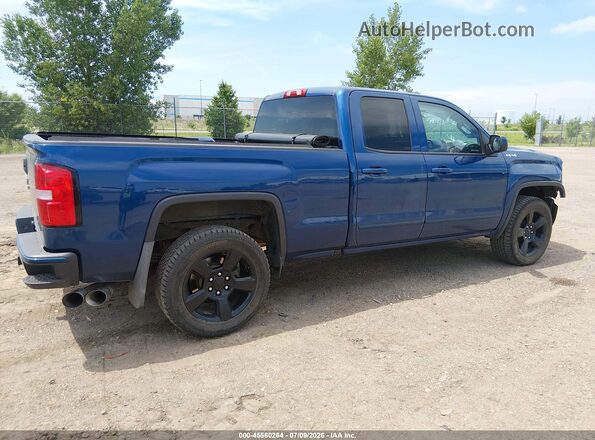 1GTV2LEC3JZ202087 2018 GMC SIERRA Blue Tył prawy