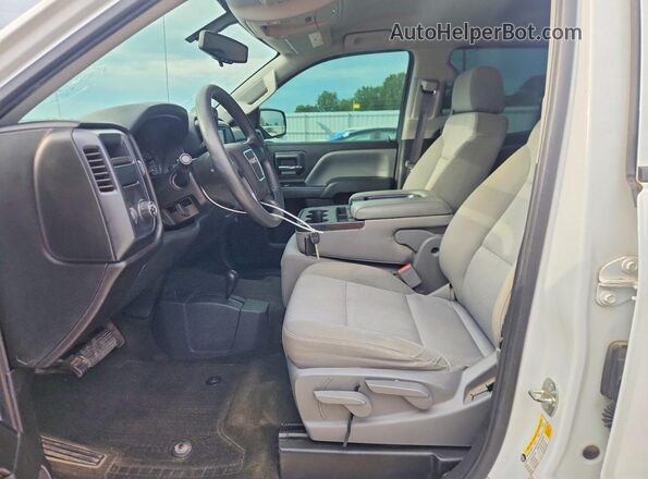 1GTV2LEC6HZ255456 2017 GMC SIERRA White Вид салону спереду