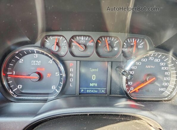 1GTV2LEH1HZ367724 2017 GMC SIERRA White ხელსაწყოთა პანელის ხედი