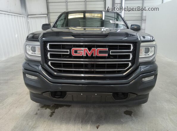 1GTV2LEH8JZ254200 2018 GMC SIERRA Charcoal VIN კოდის სტიკერის ხედი