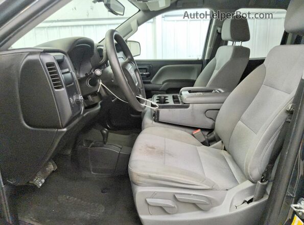 1GTV2LEH8JZ254200 2018 GMC SIERRA Charcoal წინა სალონის ხედი