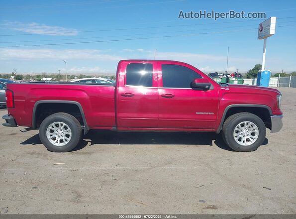 1GTV2MEC2JZ142762 2018 GMC SIERRA Красный Вид задней части салона