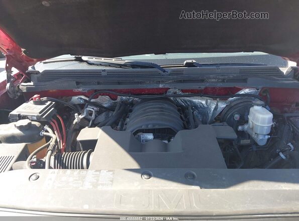 1GTV2MEC2JZ142762 2018 GMC SIERRA Красный Вид сзади