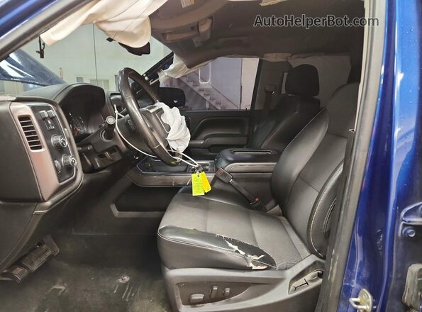 1GTV2MEC5GZ122594 2016 GMC SIERRA Синий Вид салона спереди