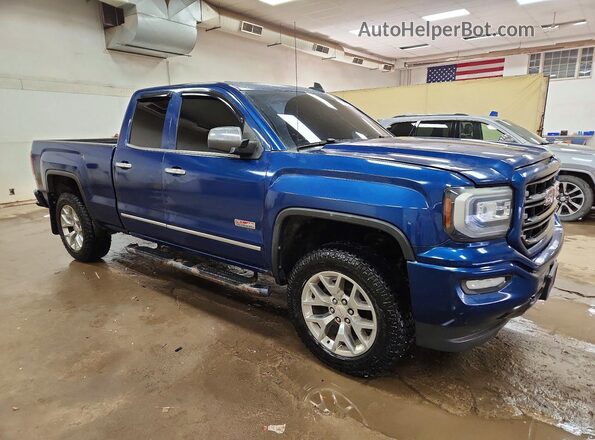 1GTV2MEC5GZ122594 2016 GMC SIERRA Синий Передняя правая четверть