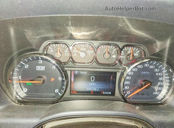 1GTV2MEC5GZ122594 2016 GMC SIERRA Синий Вид щитка приборов