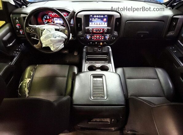 1GTV2MEC5GZ122594 2016 GMC SIERRA Синий Вид панели приборов