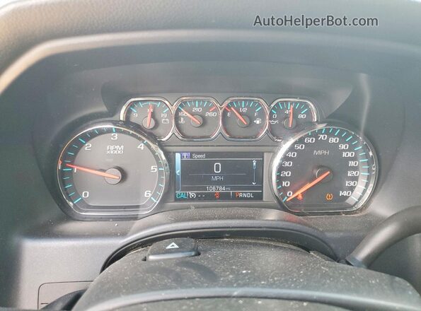 1GTV2MEC5HZ108499 2017 GMC SIERRA Silver Instrument cluster view