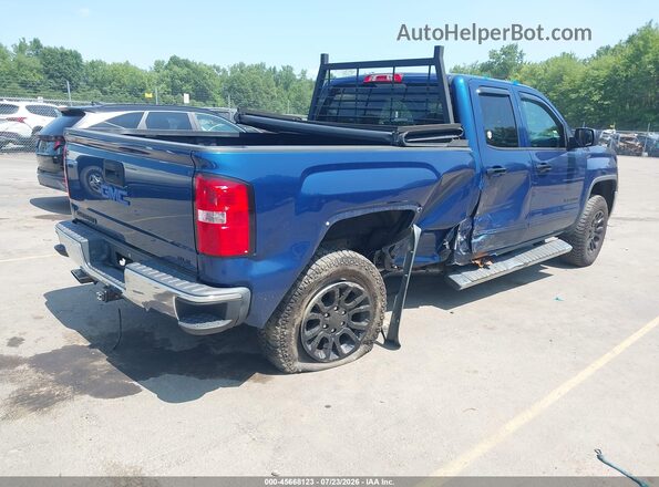 1GTV2MEC8HZ137091 2017 GMC SIERRA Синий Задняя правая четверть