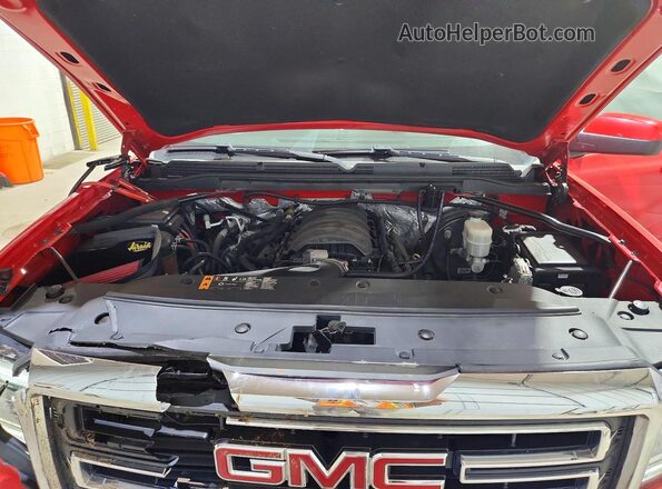 1GTV2MEC8JZ271895 2018 GMC SIERRA Красный Вид задней части салона