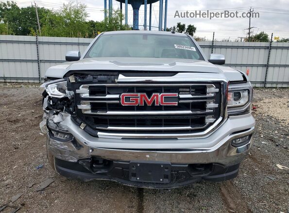 1GTV2NEC2JZ330901 2018 GMC SIERRA Серебряный Вид спереди