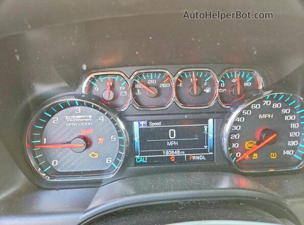 1GTV2NEC4HZ372190 2017 GMC SIERRA Blue Instrument cluster view