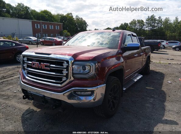 1GTV2NEC5HZ191633 2017 GMC SIERRA Burgundy Առջևի ձախ երեք քառորդ տեսարան